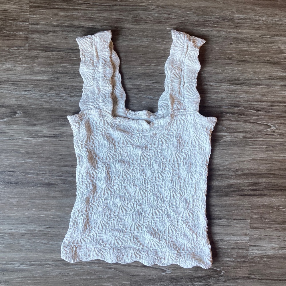 Free People White/Cream Top